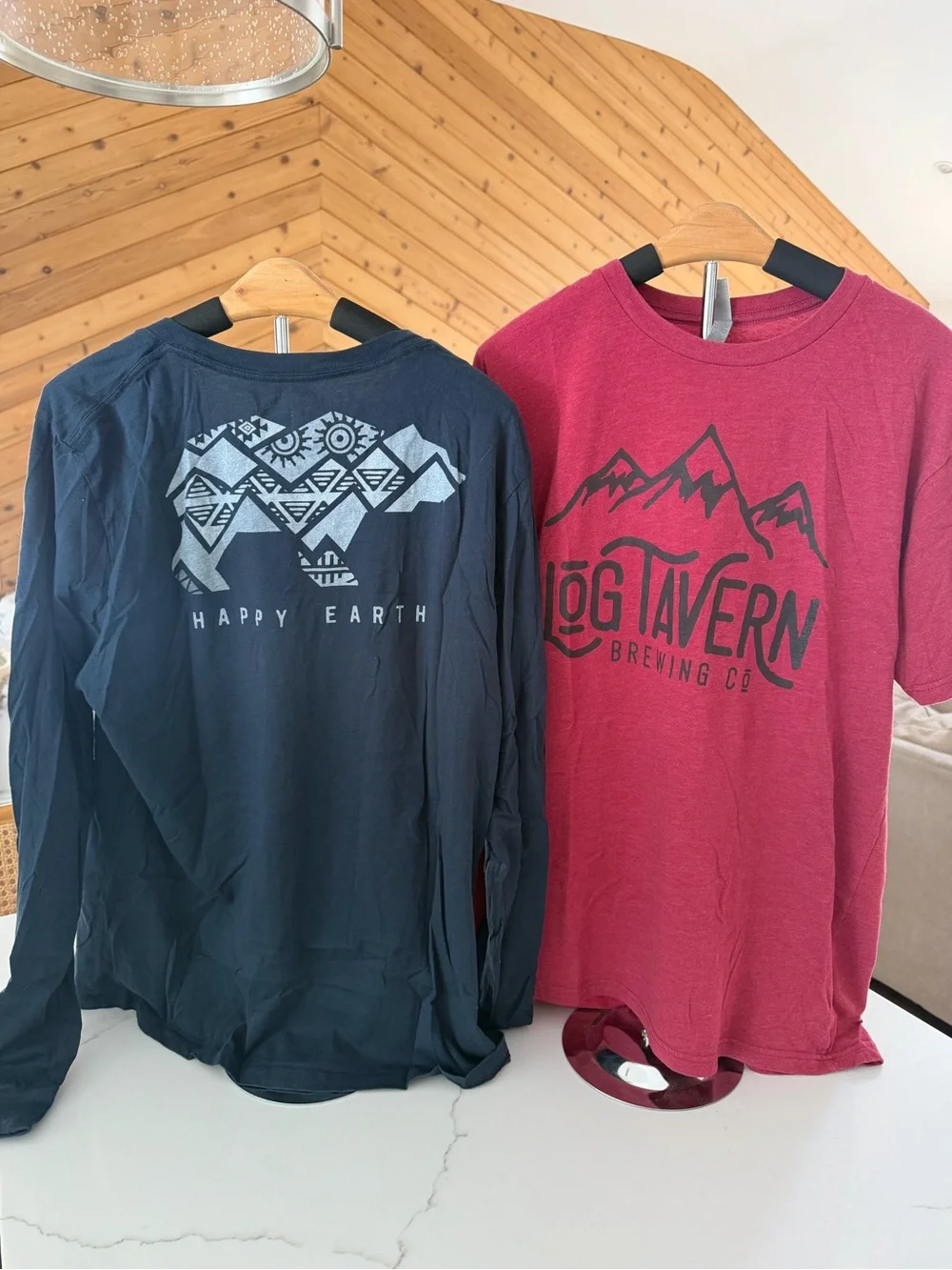 The North Face Men's Short Sleeve Tees - Charcoal & Slate Blue